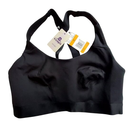 B.Tempt'D Tops - B.TemptD Sport Black Racerback Sports Bra Size Small Nylon/Spandex Blend